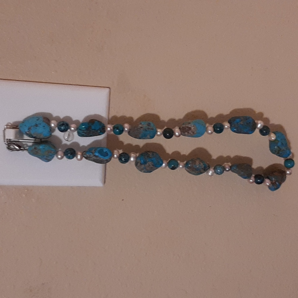 Raw Natural Turquoise Necklace